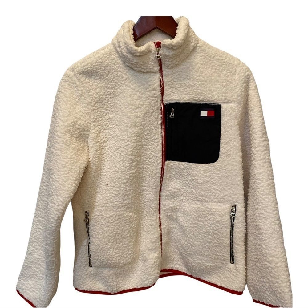 Tommy Hilfiger Sherpa zip jacket - Picture 1 of 11